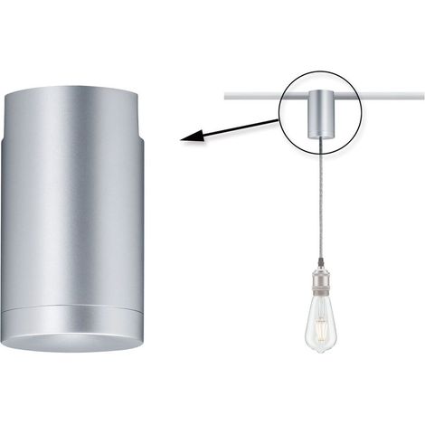 Paulmann adattatore a sospensione universale per montaggio a soffitto colore cromato opaco per sistema binario urail 95494 (1/5)