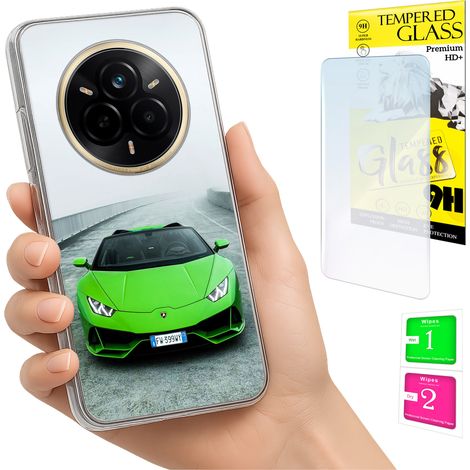 Custodia per Realme 14 Pro 5G con cover fotografica e vetro temperato 9H. (1/5)