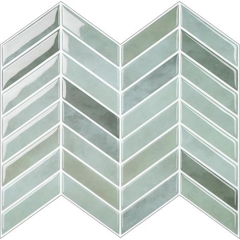 Carreaux muraux autocollants 3D pour cuisine et salle de bain, 25 x 25 cm, 10 feuilles/paquet (1/5)