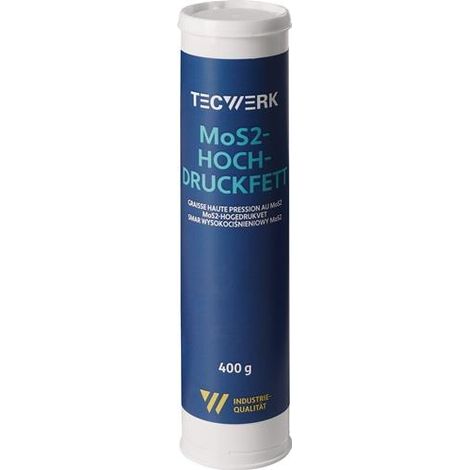 TECWERK MoS² Hochdruckfett schwarzgrau 400g Kartusche TECWERK (1/2)