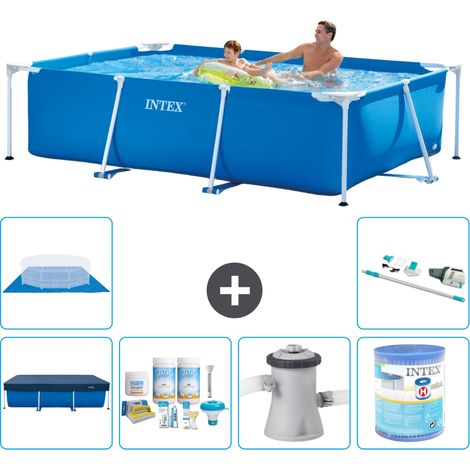 Intex Piscina con struttura Rettangolare - 260x160x65 cm - 7-pezzi S30127