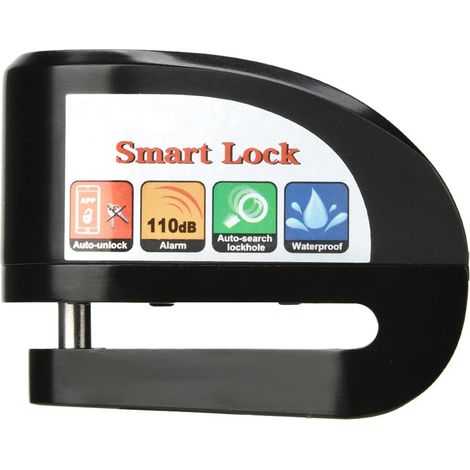 Antivol intelligent Bluetooth Y801 pour moto et vélo, application sans clé, antivol de voiture (antivol de frein à disque) (1/5)