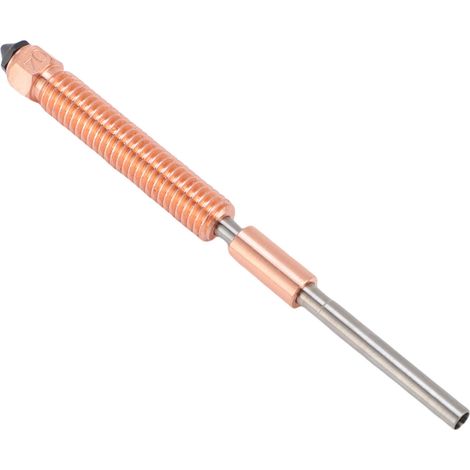 Buse 3D M6 en acier trempé intégrée 0.4mm compatible Creality K2 K2 Pro K2 PLUS HI (1/5)