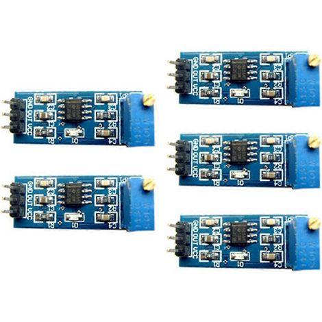 Générateur d'impulsions NE555 Onde carrée Onde rectangulaire Fréquence réglable Module générateur de signaux mini, 5Pcs (1/5)