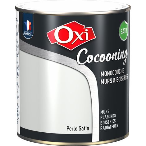 Owatrol-COCOONING MURS & BOISERIES SATIN-Peinture d'intérieur monocouche pour murs & boiseries-Perle (ox157) 2.5 litres