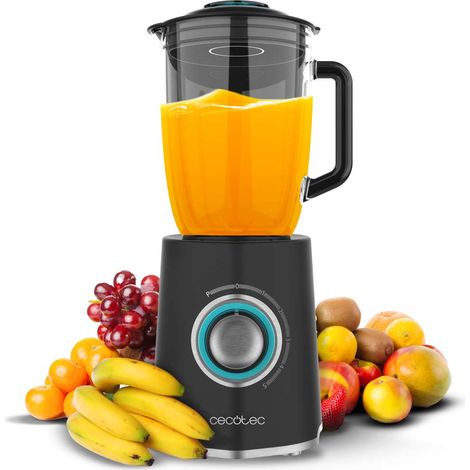 Cecotec – Mixeur à smoothie 2000W – Carafe en verre 1,5L – 5 vitesses – 6 lames en acier inoxydable – Fonction Turbo pour glace (1/5)