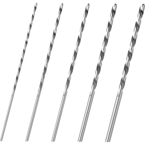 Foret Bois Set – 5 forets extra longs HSS 2-5 mm pour bois (1/5)