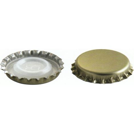 1CF TAPPO A CORONA BIDUL BASSO Ï mm. 29 PZ.200 col.oro