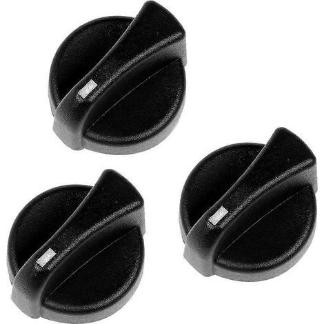 Compatible avec les modèles Peterbilt 1987-2011 87-11 330 357 377 378 379 702-5401 Ensemble de 3 boutons de commande de climatisation/chauffage/ventilation 121-0001-000 (1/5)