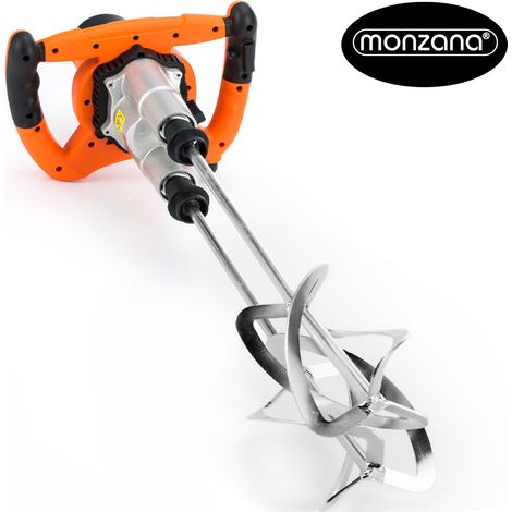 Batteur mélangeur professionnel 950W/1800 manuel travaux bricolage peinture  Batteur à main double (1/7)