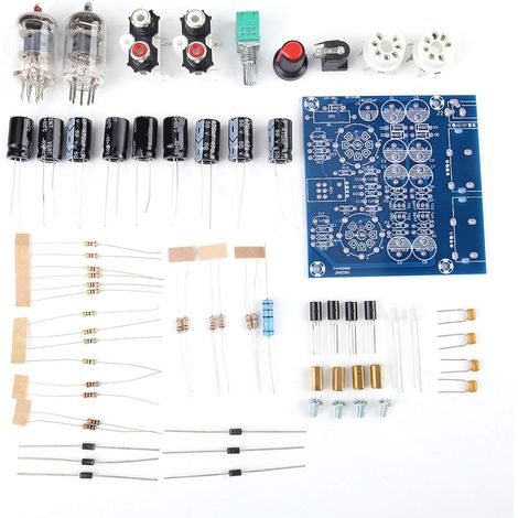 Kit Ampli à Valve Tube DIY pour Montage Électronique Son Haute Fidélité Rétro - Compatible Radio DIY (1/5)