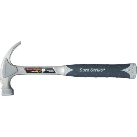 Estwing EMR16C Sure Strike Curved Claw Hammer, 16oz/453g (1/2)
