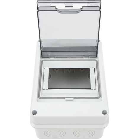 Boîte de distribution de disjoncteurs à montage ouvert, étanche IP65, 5 voies (1/5)