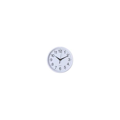 Horloge murale ronde, style simple, horloge à quartz de haute précision fonctionnant sur piles, silencieuse, décoration murale [fw