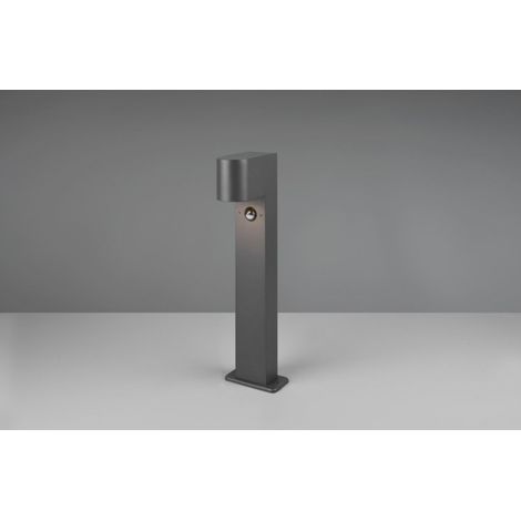 Pilona Jardín Baja 1xGU10 Roya Antracita IP44 Motion Sensor Trio Lighting