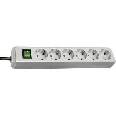 Brennenstuhl 1159550015 ECO-Line Mehrfach-Steckdosenleiste 6-fach (1/5)