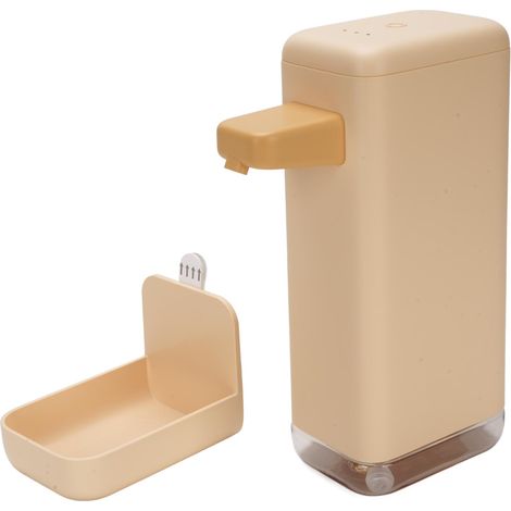 Dispensador eléctrico de espuma sin contacto con sensor y batería de 1800 mAh, capacidad de 400 ml, ABS, montaje en pared para cocina y baño. (1/5)