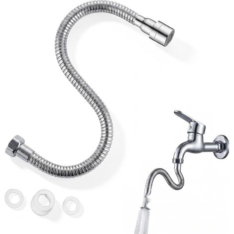 Prolongateur de Robinet – 30 cm, Acier Inoxydable, Orientable (1/5)