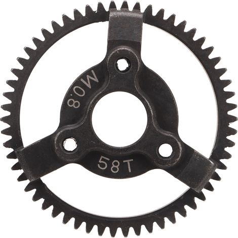 Stahl-Ritzel- und Tellerradsätze 0,8M 58T 32P, Tellerräder 16T 18T 20T, Ritzel, geeignet für Traxxas Slash 2WD 1/10 RC-Car-Teile. (1/4)