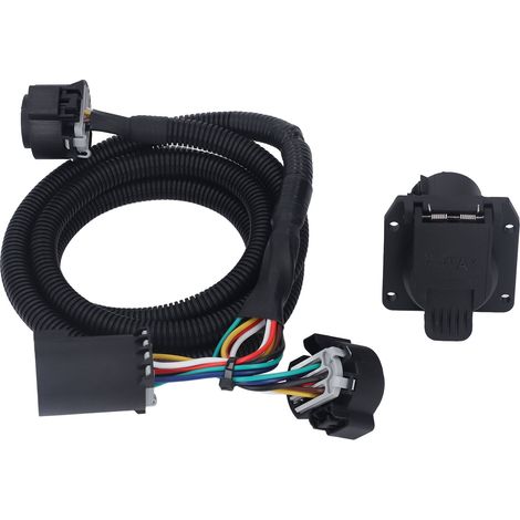 Faisceau de câblage remorque 7 broches 56070 noir pour Ram 1500 Classic 2019-2021 (1/5)