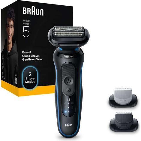 Braun Series 5 52-B1650S afeitadora Máquina de afeitar de láminas Recortadora Azul