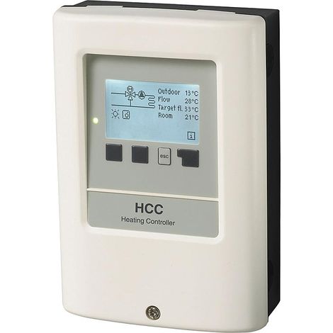 Sorel Heizungsregler LHCC Set für gemischten ungemischten Heizkreis mit Wärmeanforderung (1/2)