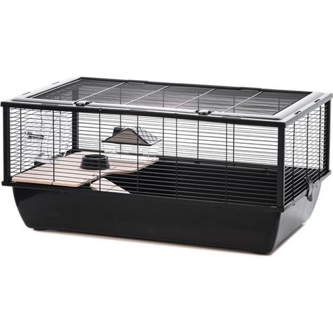 INTERZOO Bob madera negro 780x480x360