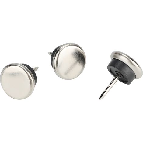 50 Stück Eisen-Möbelnagel-Verdickungs-Sofa- und Stuhlbeingleiter zum Bodenschutz, 22 mm (1/5)