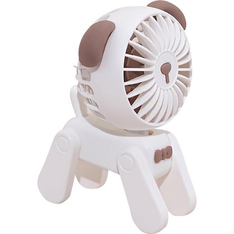 Ventilateur De Bureau - 3 Vitesses - Rotation 90° - Silencieux - Pour Bureau Maison Chambre Voyage - 1 Unité (1/5)