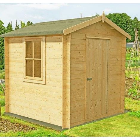 Danbury Log Cabin Home Office Garden Room Approx 7 x 7 Feet