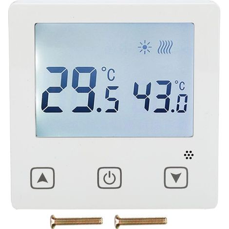 Controller of temperature of the air conditioner of the plancher of the plancher of the floor of the thermostat AC220V with screen tactile (1/5)