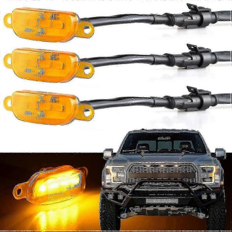 Compatible avec les feux à DEL montés sur la calandre pour les modèles Dodge Ram 1500 2013-2018. (1/5)