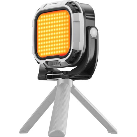 LIFCAUSAL Projecteur LED Vidéo Magnétique R7 PRO 28W - Lumière d'Appoint Portable Multifonction avec Feu Rouge d'Avertissement, Fixation 1/4 Pouce, CRI≥95 (2700K-6500K), Batterie Intégrée 5400mAh (1/5)