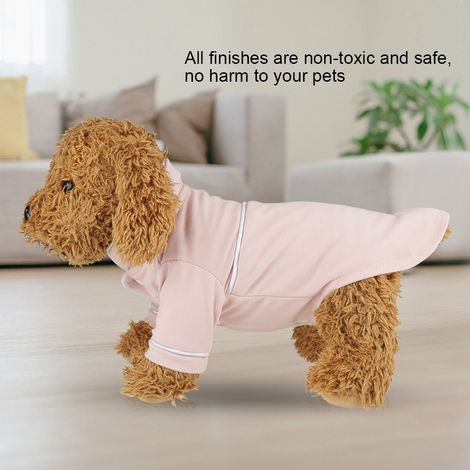Pyjama pour chiot, vêtements de nuit pour chiens, chemise, combinaison, costume, manteau rose XS (1/5)