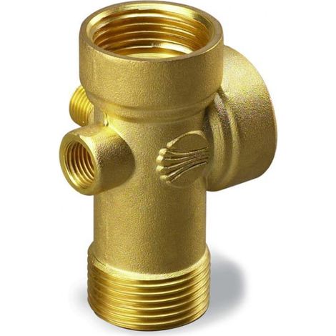 Raccordo 5 vie in ottone altezza 82mm pedrollo 50016