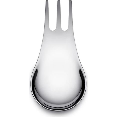 Couverts Design Polyvalents, Synthèse de Fourchette et Cuillère, en Acier Inoxydable Poli 18/10 (1/4)