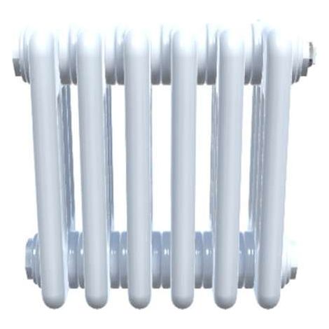 Bircham - White 4 Column Radiator H300mm x W296mm