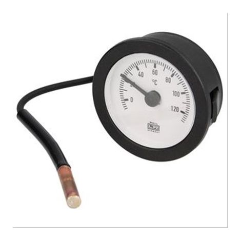 Thermomètre à distance Ø52,5 - sonde 1m - 0 à 120°C