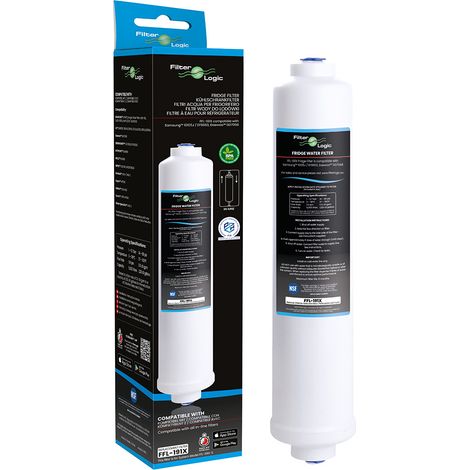 FilterLogic FFL-191X Fridge Water Filter Compatible with Samsung DA29-10105J / LG BL9808 (1/2)
