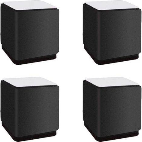 Carbon steel furniture legs – 5 cm risers with felt base – Floor protection for sofas, beds and wardrobes (1/5)