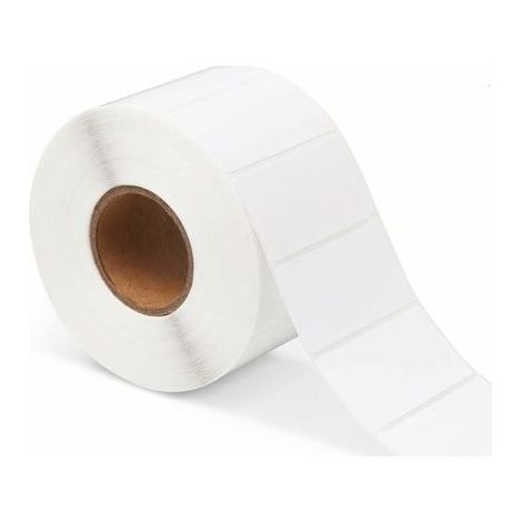 Etiquettes Adhésives. 1 Rouleaux 1000 Étiquettes Blanches Unies Autocollantes. 6030mm Étiquettes Auto Adhésives pour Imprimer Les Adresses de Courrier Mailing. Étiquette de Prix (1/5)