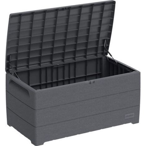 Duramax Außenbox Kunststoff 129,5 x 70 x 62,5 cm, 416 Liter,Grau,wetterfest,wartungsfrei, von Ezooza (1/2)
