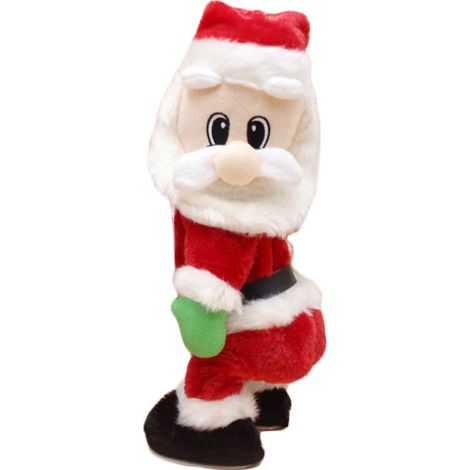 Weihnachten mit Musik, elektrisch, drehend, wackelnd, Hüften spielend. (1/4)