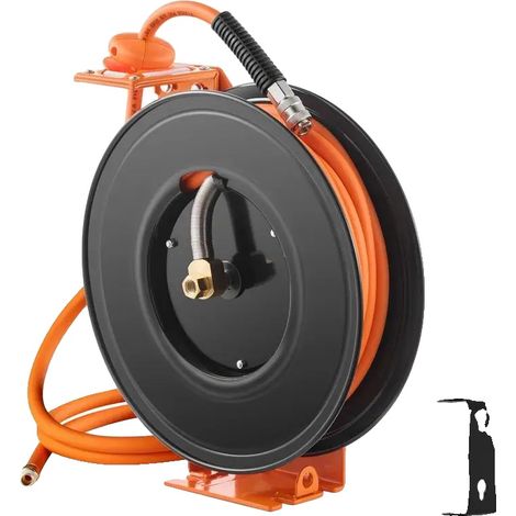 Luftschlauchaufroller, 300 PSI, automatische Rückspulfunktion, armeegrün (1/2)