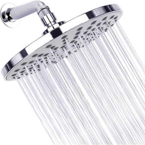 Accessoires de douche douche douche douche douche douche ronde huit pouces plaqué Lotus tête de pulvérisation transfrontalière sombre (1/5)