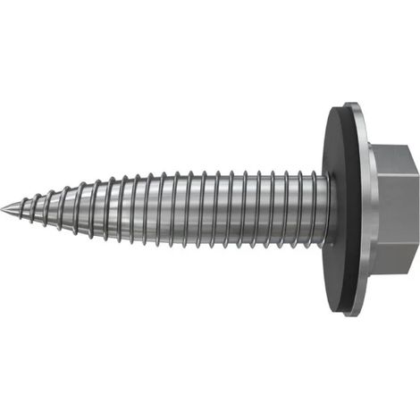 fischer vis autoforeuse 6,0 x 25 mm EPDM A2 acier inoxydable A2 100 pièces