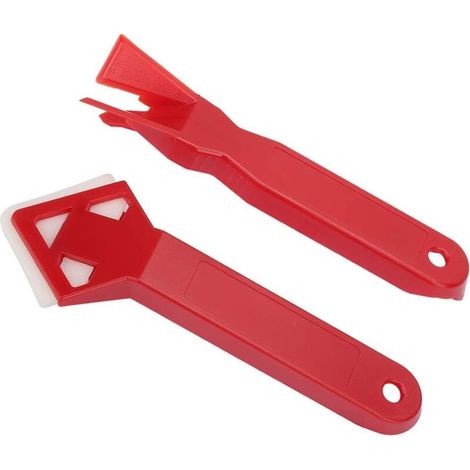 2-teiliges Dichtungswerkzeug-Set mit Silikon-, Glas-Dichtungsmittelentferner und Zementdichtungsmasse (1/4)