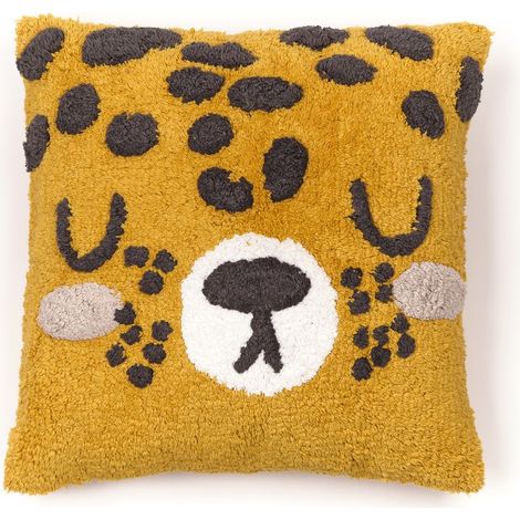 Baumwollkissen für Kinder MAGIC JUNGLE, 40 x 40 cm (1/3)