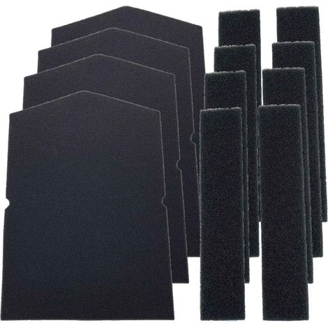 4 Pack Foam Filter Set Compatible with Miele Dryer T8000WP T8801WP T8628WP T8967WP, Replacement Sponge Filter for 6057930 9688381 Lint Filter (1/2)