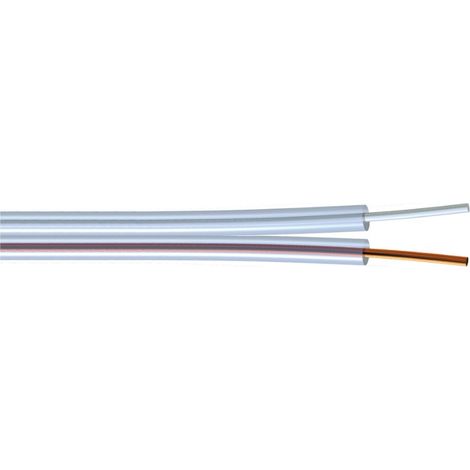 Cavo polarizzato divisibile 2 x 0,75 Trasparente - 10 metri